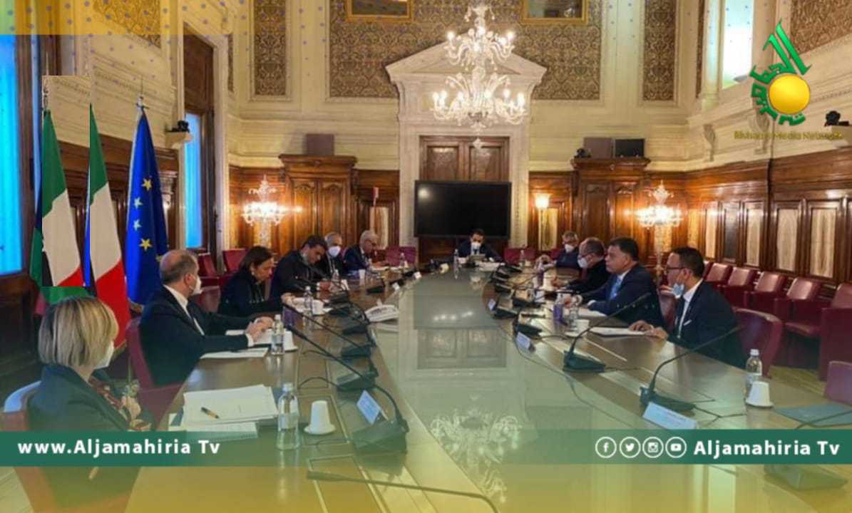 وزير الداخلية يلتقي وزير الداخلية الايطالي