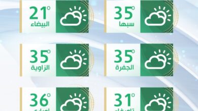 الأرصاد الجوية: أجواء متقلبة اليوم على مناطق غرب ليبيا مصحوبة بارتفاع في درجات الحرارة